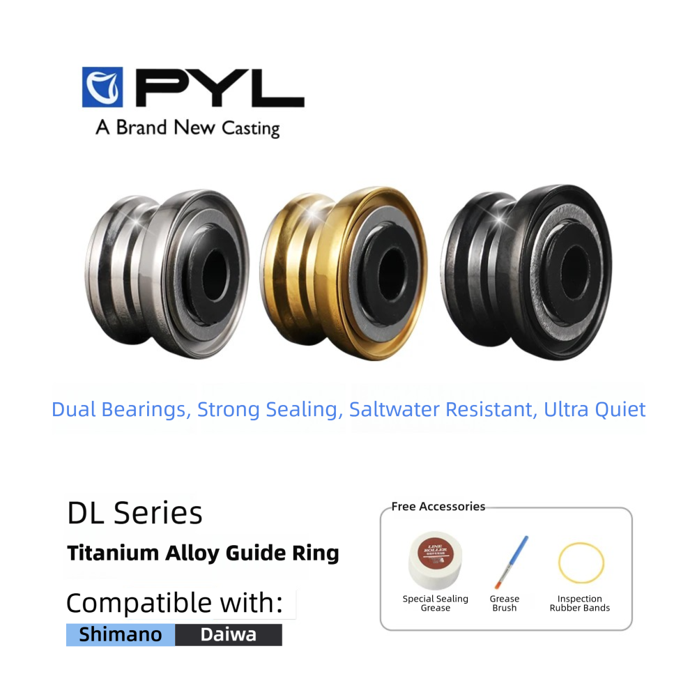 Fishing Line Dispenser - PYL Titanyum Alaşımlı Çift Rulmanlı Misina