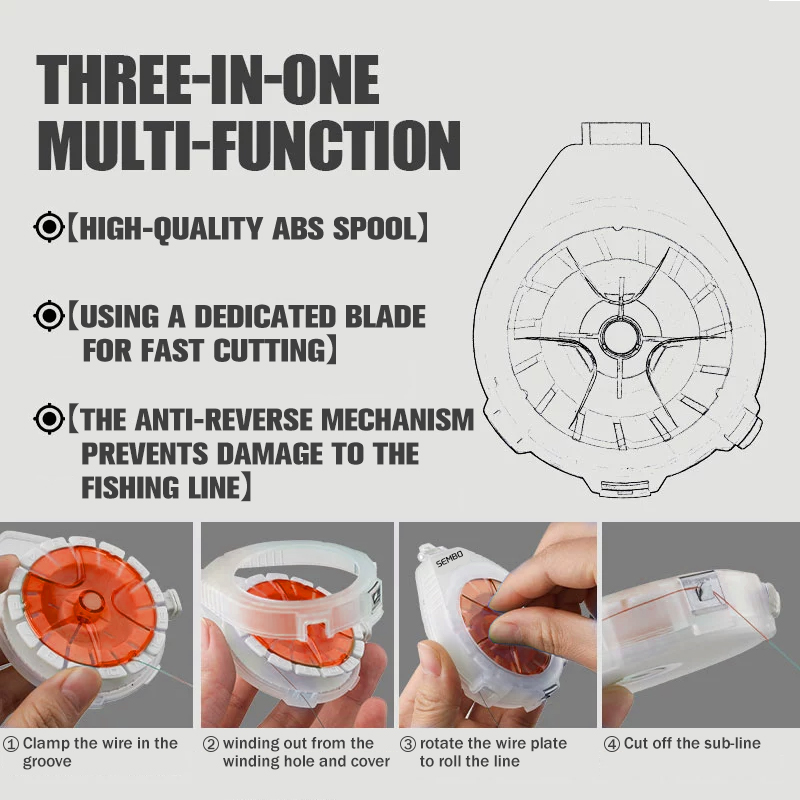ZUKIBO Karbon Hattı Kutusu Çok - Fishing Line Dispenser incelemesi ve fiyatı